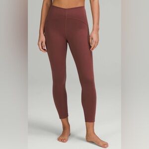 NWOT Lululemon Instill High-Rise Tight 25" smoky Red